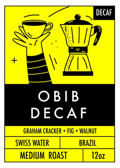 OBIB DECAF - bibo coffee co. / bibo freddo gelato