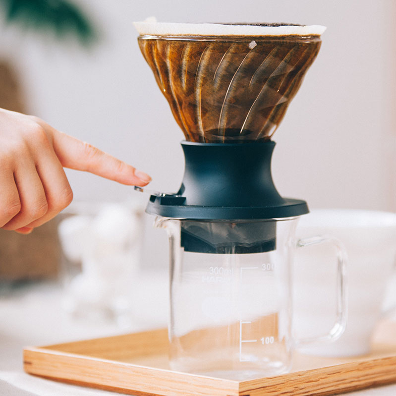 Hario Glass Switch Immersion Coffee Pour Over Set